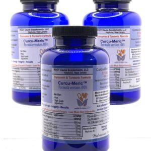 Curcu-Meric 975 mg Capsule- formula version.001- Turmeric / Curcumin -3 bottles- 200ct/bot.