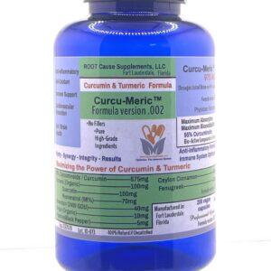 Curcu-Meric 975mg- formula version .002 (200 ct.)