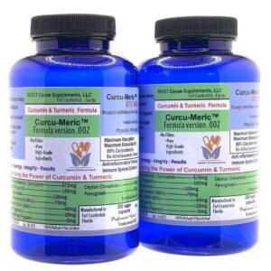 Curcu-Meric 975mg- formula version .002 (200 ct./bottle)