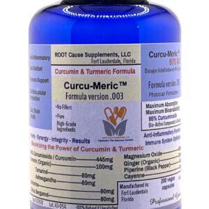 Curcu-Meric 975mg - Formula Version .003 w/ Citrus Bergamot & Ashwagandha