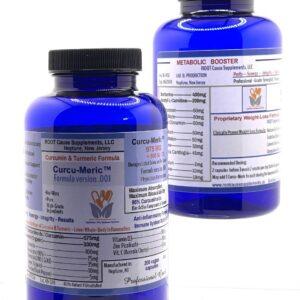 Berberine Metabolic Boost Formula + Curcu-Meric (Formula Version .001) (200ct./bottle)