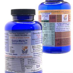 Probiotic Gut Restore + Curcu-Meric (Formula Version .001) (200 ct. bottles)